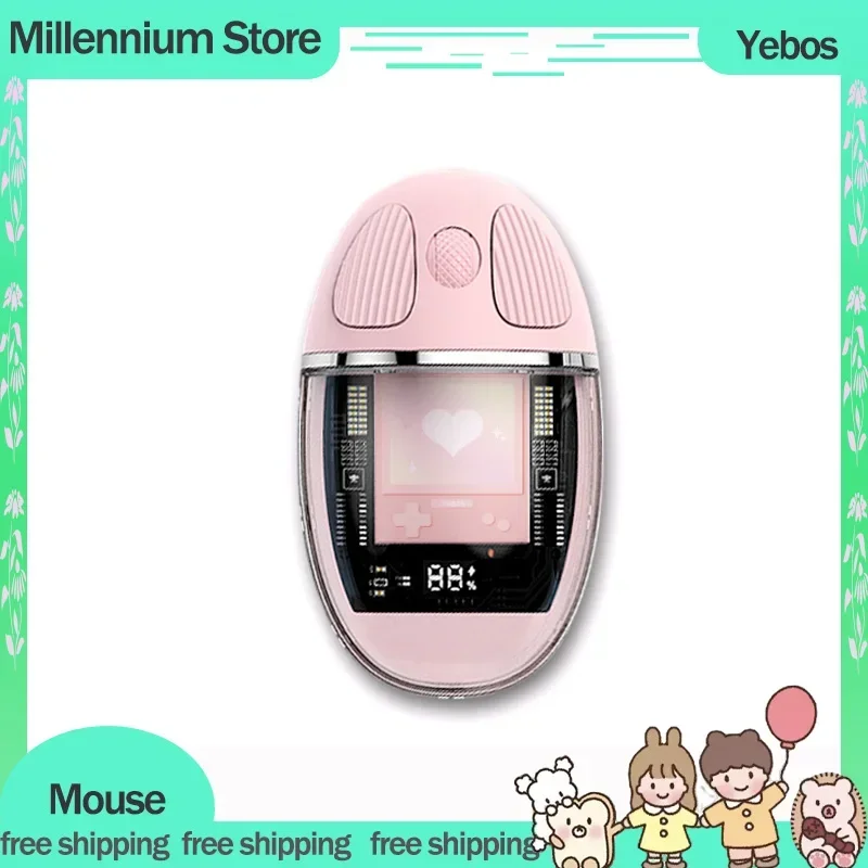 Yebos Bluetooth Wireless Mouse Transparent Lightweight 1200DPI 3 Buttons Fashion Mute Mouse For Mac/Windows/Android Mice Gift
Yebos Bluetooth Wireless Mouse Transparent Lightweight 1200DPI 3 Buttons Fashion Mute Mouse For Mac/Windows/Android Mice Gift