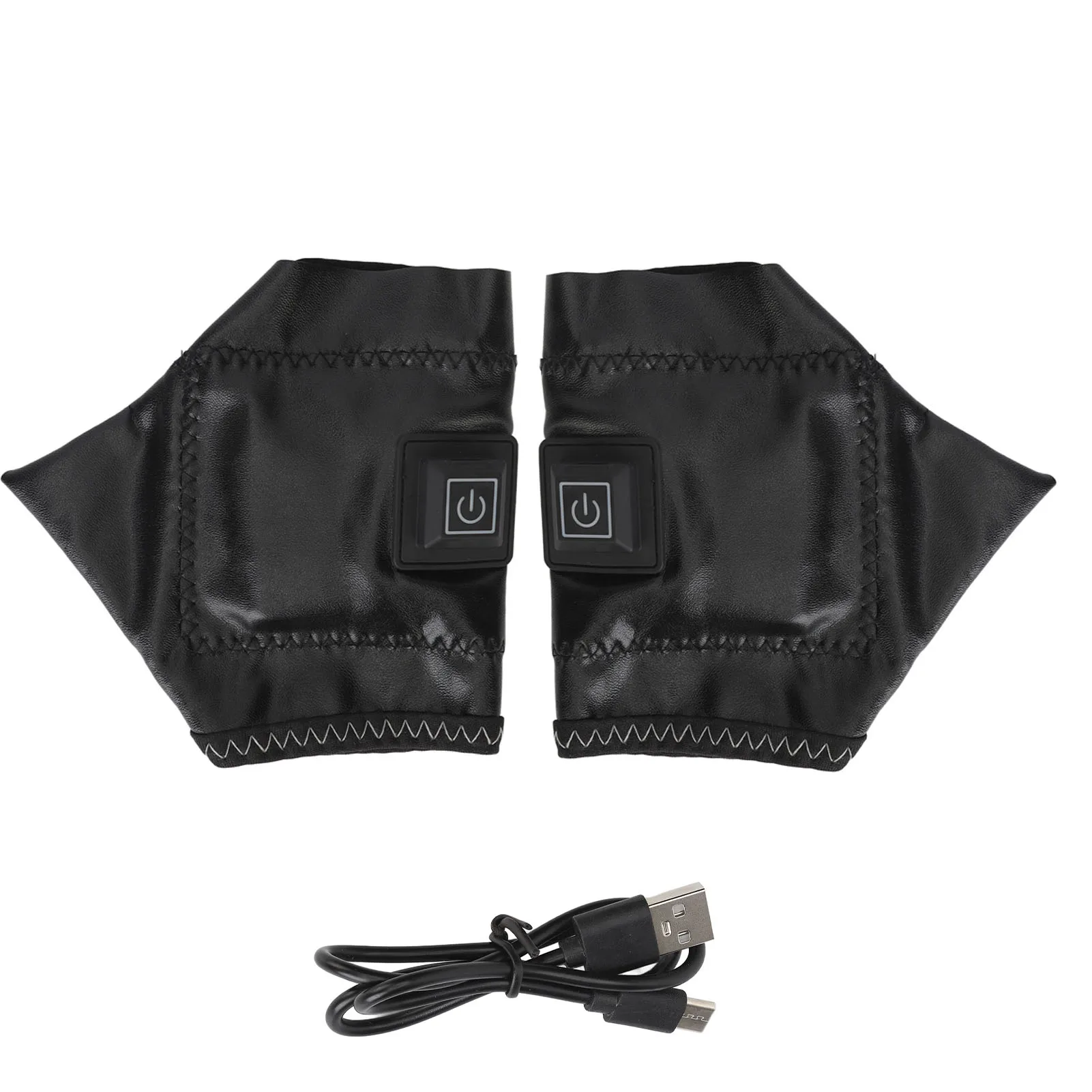USB Heating Half Gloves 3 Levels Temp Electric Promote Circulation Fast Charging L Size Half Fingers Heating Gloves for Winter
USB Heating Half Gloves 3 Levels Temp Electric Promote Circulation Fast Charging L Size Half Fingers Heating Gloves for Winter