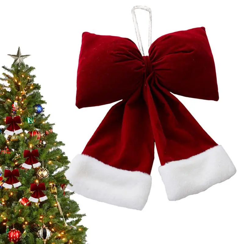Christmas Bows Hanging Decorations Christmas Tree Ornaments New Year Decoration accessories Wreaths bows For Christmas Tree
Christmas Bows Hanging Decorations Christmas Tree Ornaments New Year Decoration accessories Wreaths bows For Christmas Tree