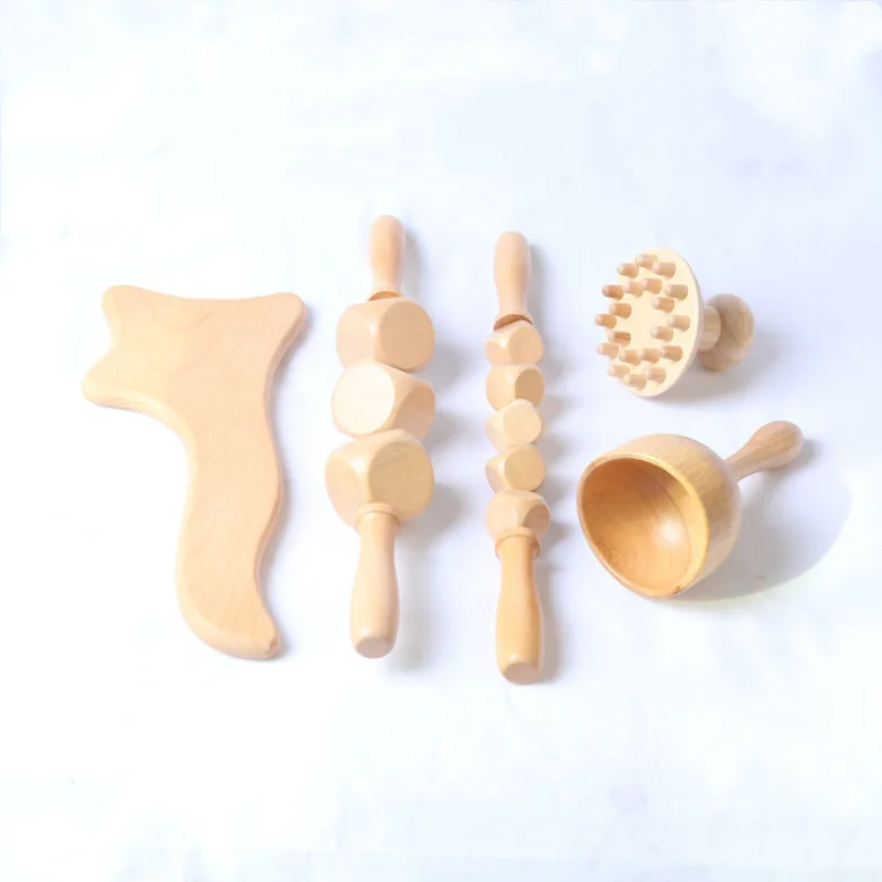 5Pcs Wood Therapy Massage Tools,Maderoterapia Colombiana,Lymphatic Drainage Massager Roller Therapy Cup,Anti Cellulite Gua Sha
5Pcs Wood Therapy Massage Tools,Maderoterapia Colombiana,Lymphatic Drainage Massager Roller Therapy Cup,Anti Cellulite Gua Sha