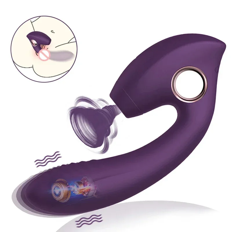 

Vagina Sucking Vibrators Vibrating Dildo G Spot Clit Sucker Clitoris Stimulator Masturbation Erotic Sex Toys for Women 10 Speed