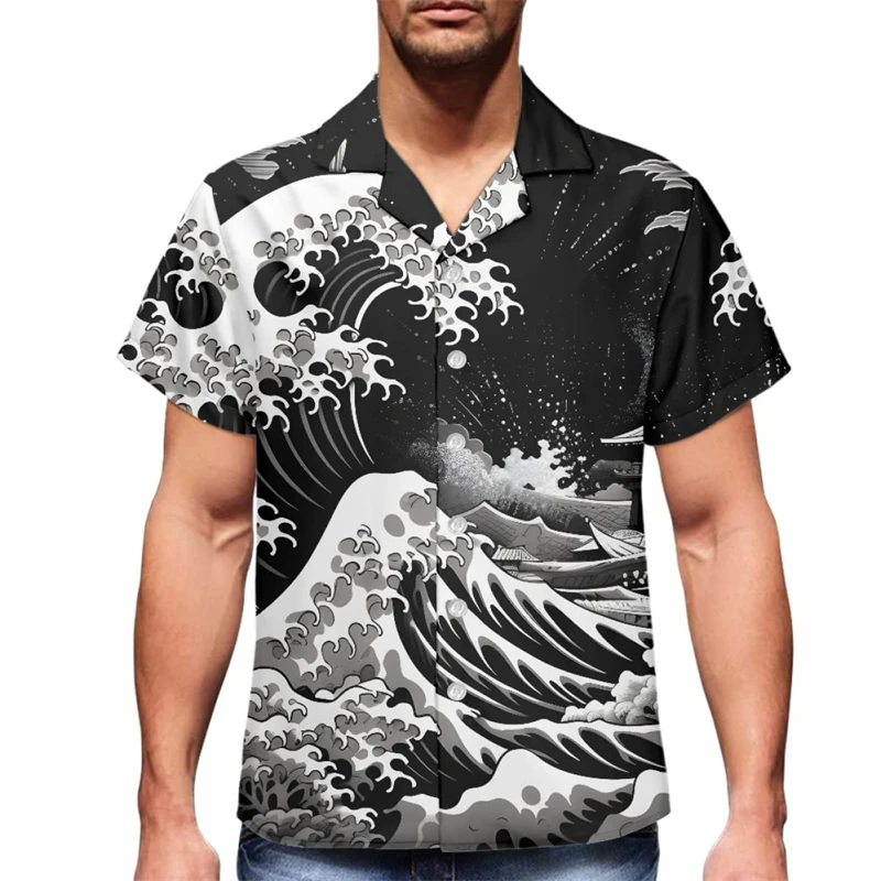Men's Van Gogh The Great Wave Off Kanagawa 3D Printed Casual Button Down Shirts Short Sleeve Men Women Camisas Y Blusas Tops Tee
Men's Van Gogh The Great Wave Off Kanagawa 3D Printed Casual Button Down Shirts Short Sleeve Men Women Camisas Y Blusas Tops Tee