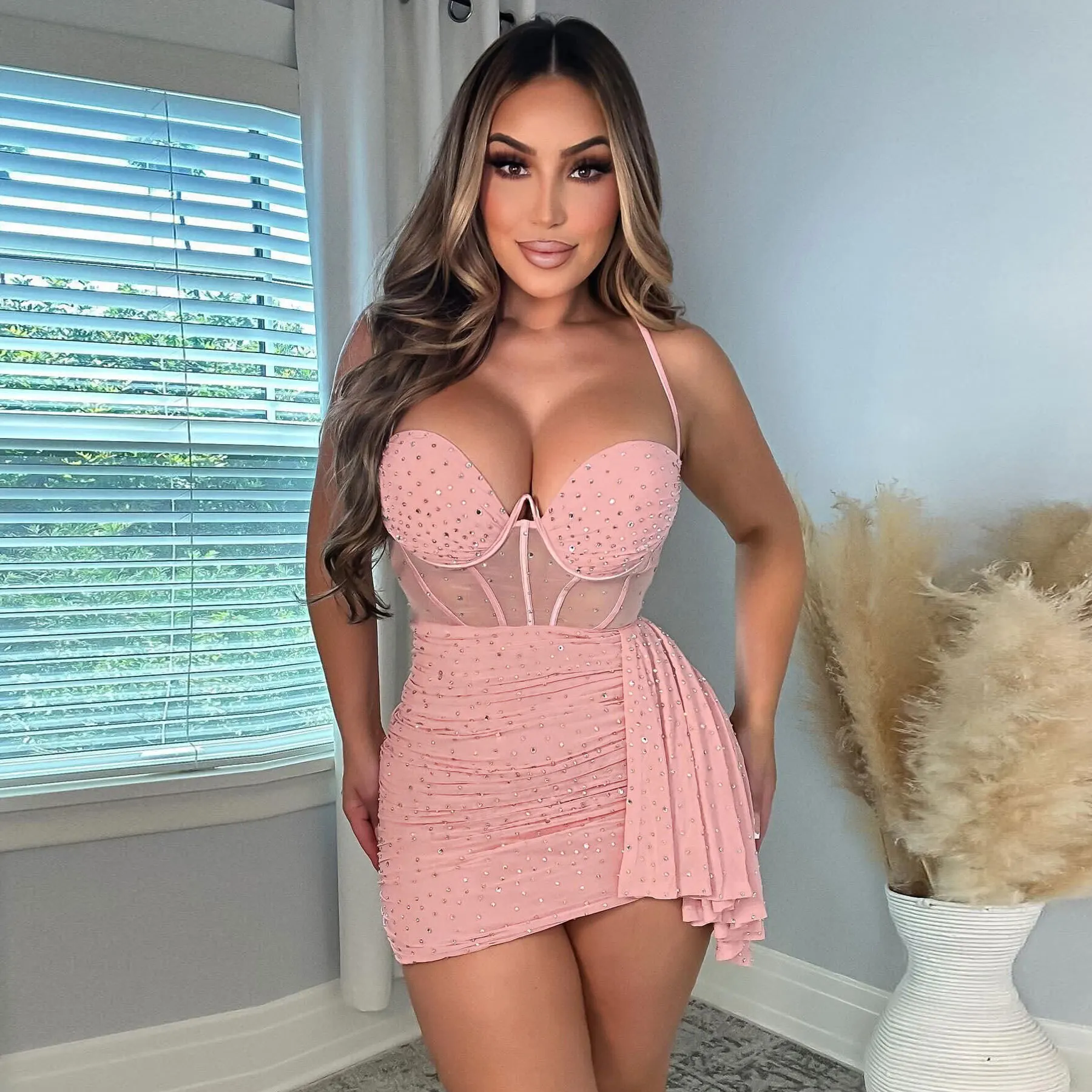 Rhinestone Mesh Luxury Dress Evening Backless 2023 Fall Women Bodycon Cocktail Ladies Elegant Luxury Sexy Party Club Dresses
Rhinestone Mesh Luxury Dress Evening Backless 2023 Fall Women Bodycon Cocktail Ladies Elegant Luxury Sexy Party Club Dresses