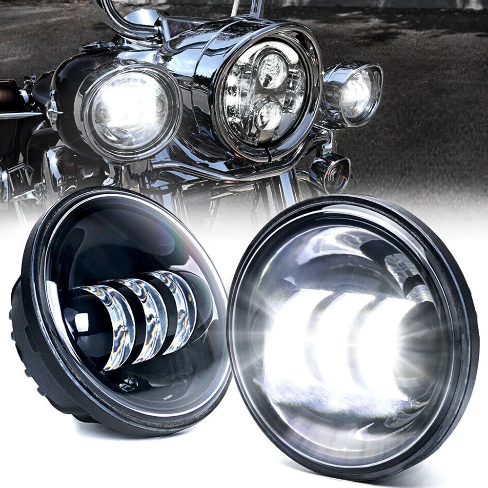 Motorcycle 4 1/2" 4.5Inch Led Fog Lights Front 30W Round Auxiliary Passing Lamp Light For Road King Electra Glide Classic
Motorcycle 4 1/2" 4.5Inch Led Fog Lights Front 30W Round Auxiliary Passing Lamp Light For Road King Electra Glide Classic