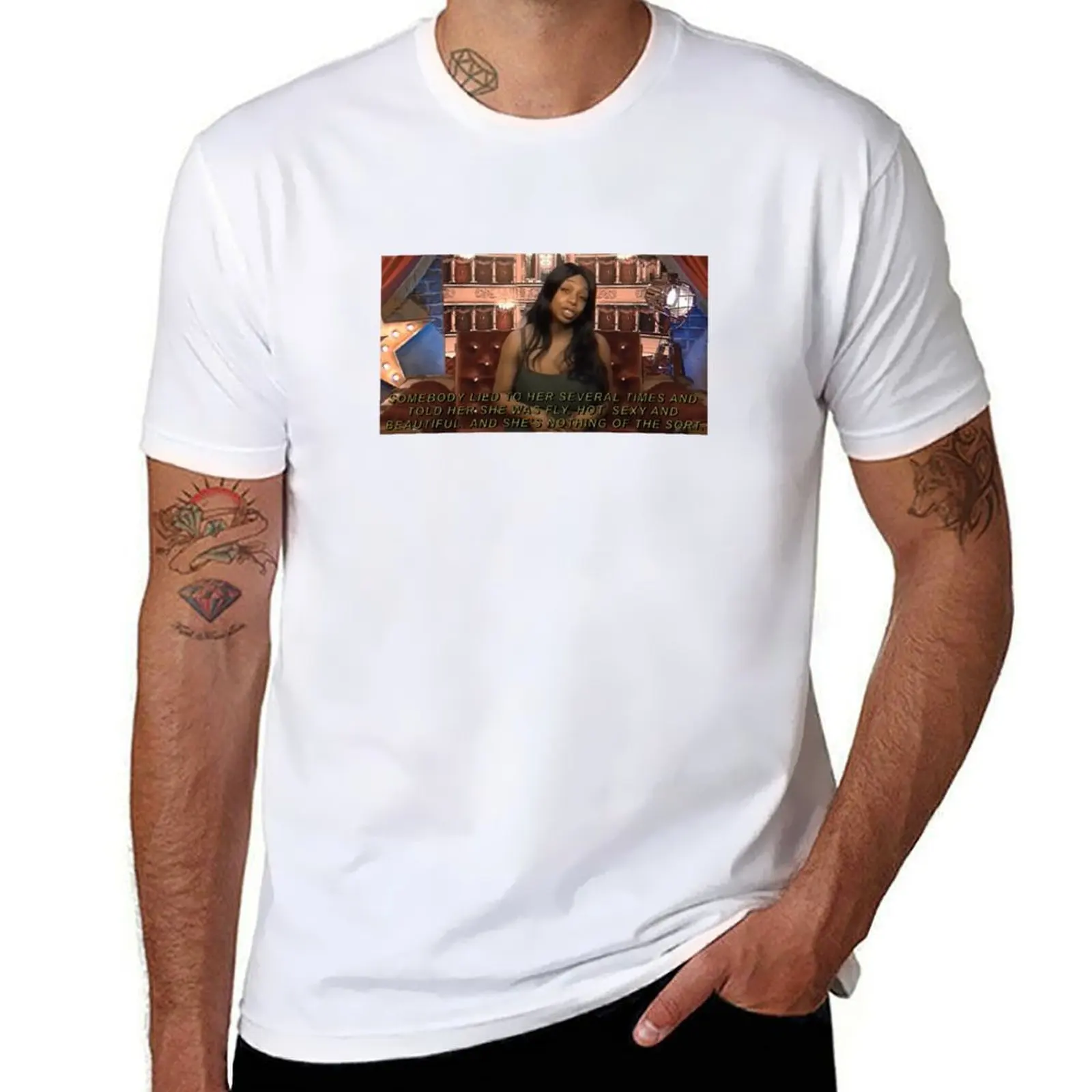 somebody lied to her several times tiffany pollard T-shirt Short sleeve tee cute tops t shirt men
somebody lied to her several times tiffany pollard T-shirt Short sleeve tee cute tops t shirt men