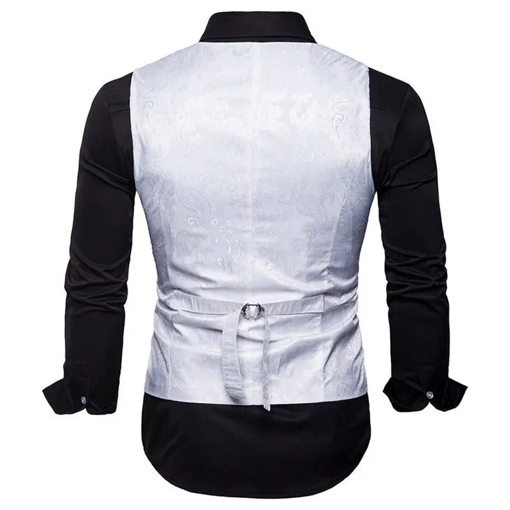 Male Vest Mens Waistcoat Formal Tops French Style Sleeveless Slim Fit Suit V-neck Button Casual Decorative Pattern
Male Vest Mens Waistcoat Formal Tops French Style Sleeveless Slim Fit Suit V-neck Button Casual Decorative Pattern