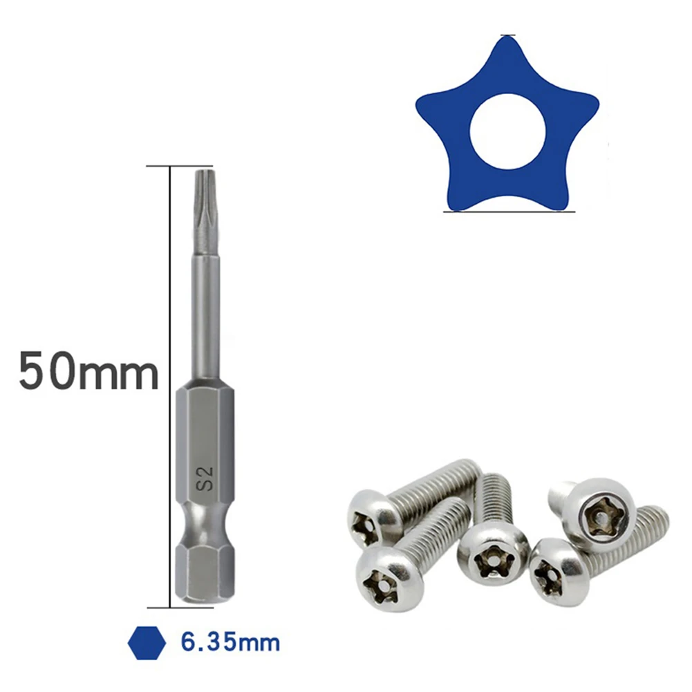 Screwdriver Set 50mm Magnetic Torx Screwdriver Bits with Strong Permanent Magnet Steel Electric Screwdriver T20 T40
Screwdriver Set 50mm Magnetic Torx Screwdriver Bits with Strong Permanent Magnet Steel Electric Screwdriver T20 T40