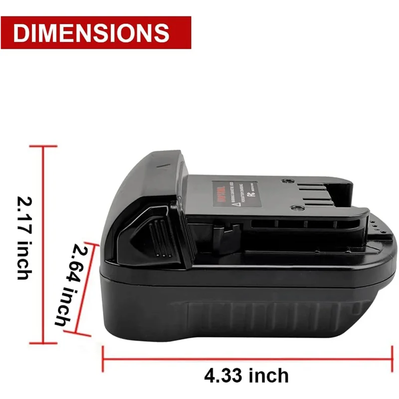 Адаптер для батареи DW18ML для DeWolt 18 в/20 в макс. адаптер литий-ионной батареи преобразователь в M18 18 18 в для электроинструментов Milwauke
Адаптер для батареи DW18ML для DeWolt 18 в/20 в макс. адаптер литий-ионной батареи преобразователь в M18 18 18 в для электроинструментов Milwauke