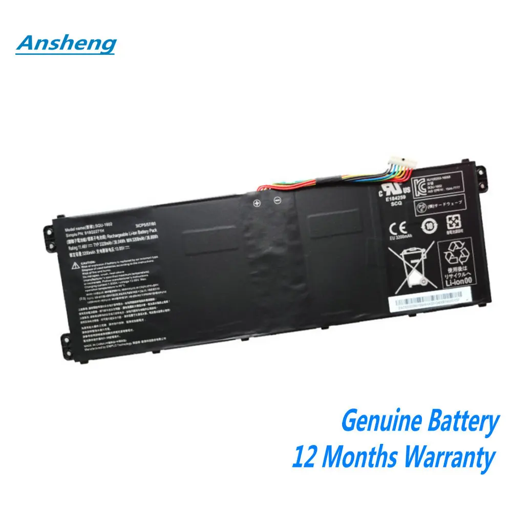 Original 11.46V 38.04Wh 3320mAh SQU-1602 Laptop Battery For Hasee 916Q2271H 3ICP5/57/80 X5-CP5D1 CP5E1 CP5S1 Series
Original 11.46V 38.04Wh 3320mAh SQU-1602 Laptop Battery For Hasee 916Q2271H 3ICP5/57/80 X5-CP5D1 CP5E1 CP5S1 Series