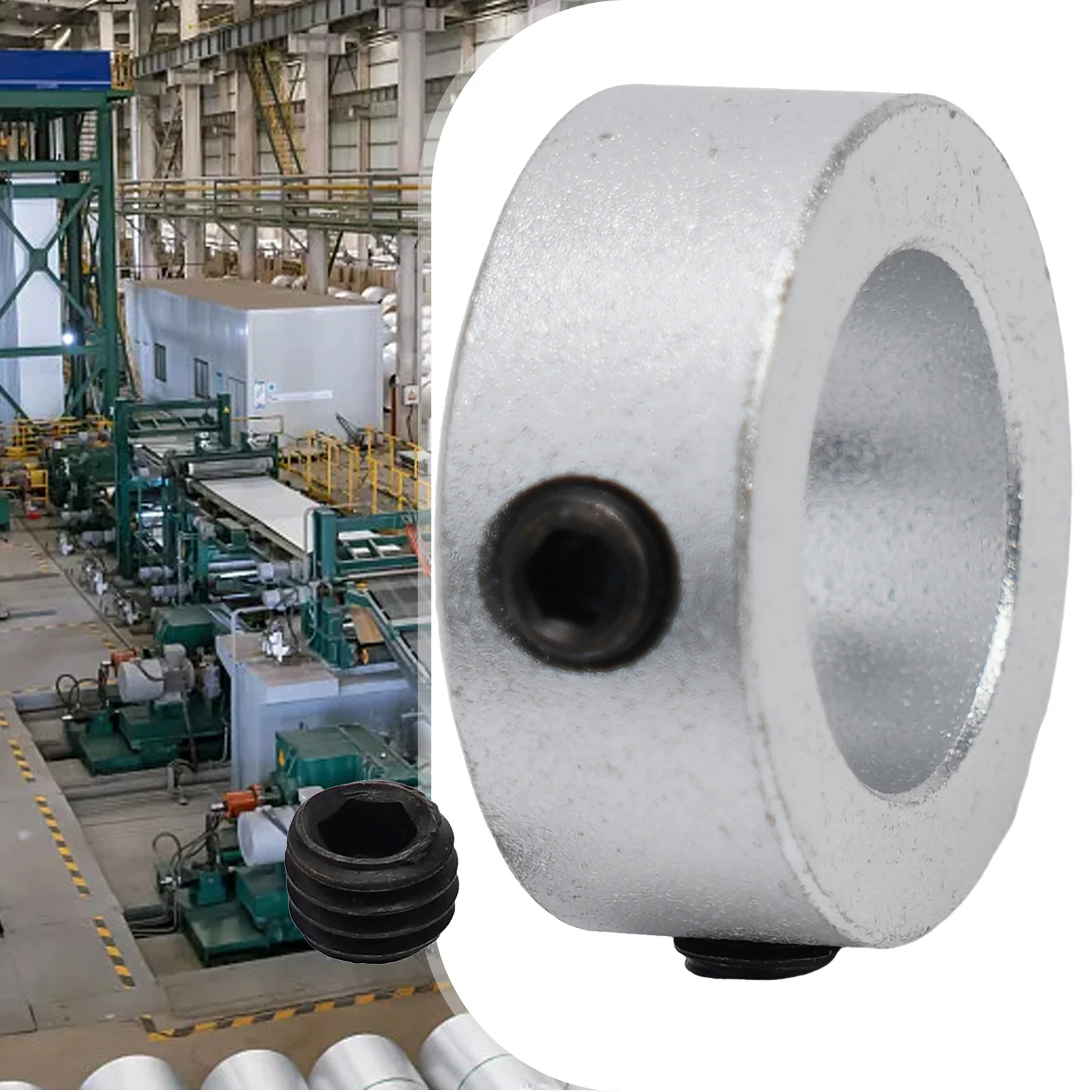 Clamp Collars Heavy Duty Steel Metric Shaft Collar Clamp with Standard Interchangeable Design in 15mm 40mm Bore Sizes 
Clamp Collars Heavy Duty Steel Metric Shaft Collar Clamp with Standard Interchangeable Design in 15mm 40mm Bore Sizes