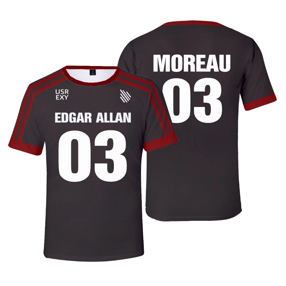 New The Foxhole Court Edgar Allan Ravens Lacrosse Jersey Cosplay MORIYAMA KNOX T-shirt 3D for Men/Women Clothes Kids Tops
New The Foxhole Court Edgar Allan Ravens Lacrosse Jersey Cosplay MORIYAMA KNOX T-shirt 3D for Men/Women Clothes Kids Tops