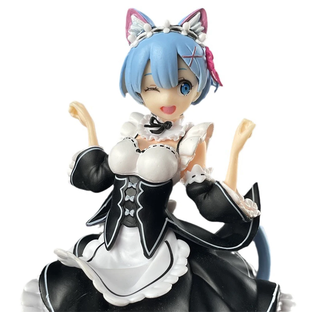 

Original Bandai Re:life In A Different World From Zero Rem 23Cm Action Figure Anime Pvc Collection Model Toy Decoration Gifts