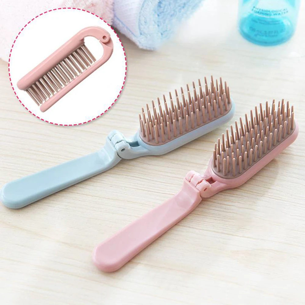 1pc Foldable Hair Comb Portable Travel Curling Straight Hair Brush Soft Tooth Anti Static Head Massager Hair Styling Accessaries
1pc Foldable Hair Comb Portable Travel Curling Straight Hair Brush Soft Tooth Anti Static Head Massager Hair Styling Accessaries