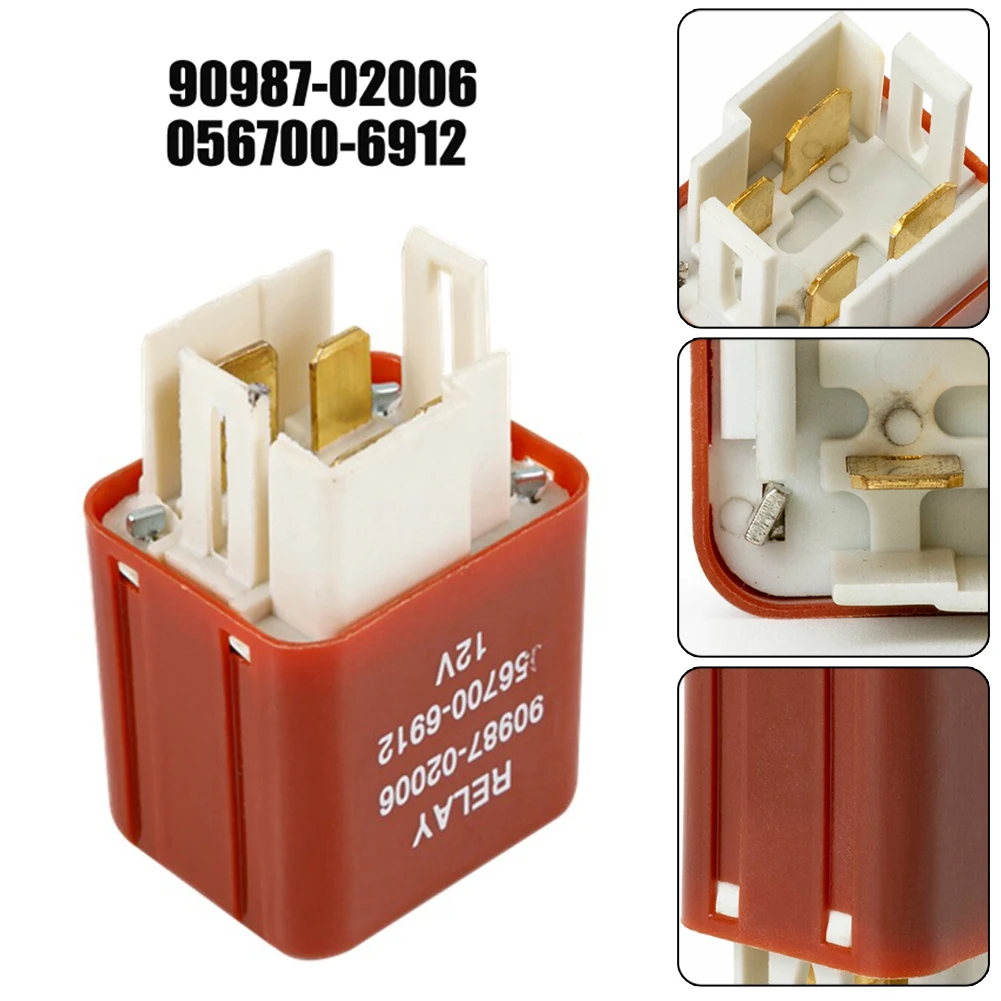 12V 4Pin For Toyota For Land Cruiser 75 Series Water Tank Fan Relay 90987-02006 056700-6912 90987-02011 Car Accessories
12V 4Pin For Toyota For Land Cruiser 75 Series Water Tank Fan Relay 90987-02006 056700-6912 90987-02011 Car Accessories