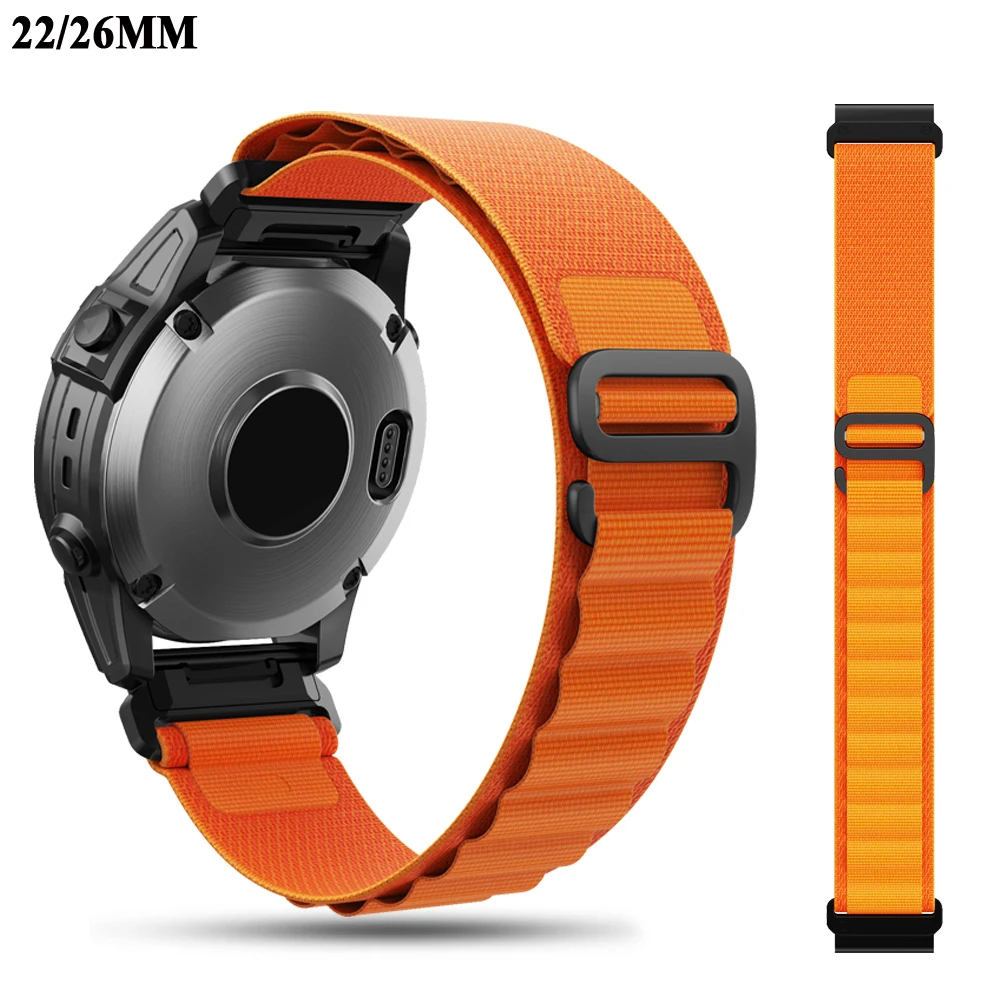 22 26mm Nylon Watchband Strap for Garmin Fenix 7 7X Pro 6X 6 Pro 5X 5 Plus Instinct 2X 935 945 Wristband Quick Release Bracelets
22 26mm Nylon Watchband Strap for Garmin Fenix 7 7X Pro 6X 6 Pro 5X 5 Plus Instinct 2X 935 945 Wristband Quick Release Bracelets