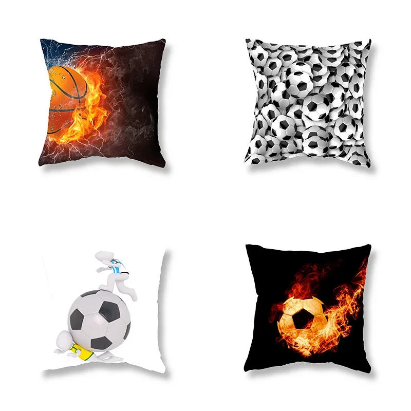 Football Basketball Print Throw Pillow Cover Sofa Room Bedside Kids Office Seat Cushion Home Decor 45x45cm
Football Basketball Print Throw Pillow Cover Sofa Room Bedside Kids Office Seat Cushion Home Decor 45x45cm