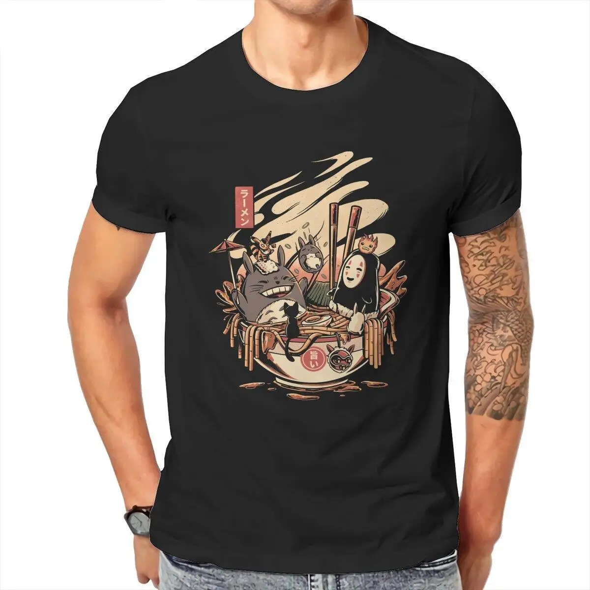 Totoro Spirit Away Miyazaki Hayao T Shirt for Men Pure Cotton Novelty T-Shirt Anime Studio Ghibli Tee Shirt Clothing Original
Totoro Spirit Away Miyazaki Hayao T Shirt for Men Pure Cotton Novelty T-Shirt Anime Studio Ghibli Tee Shirt Clothing Original