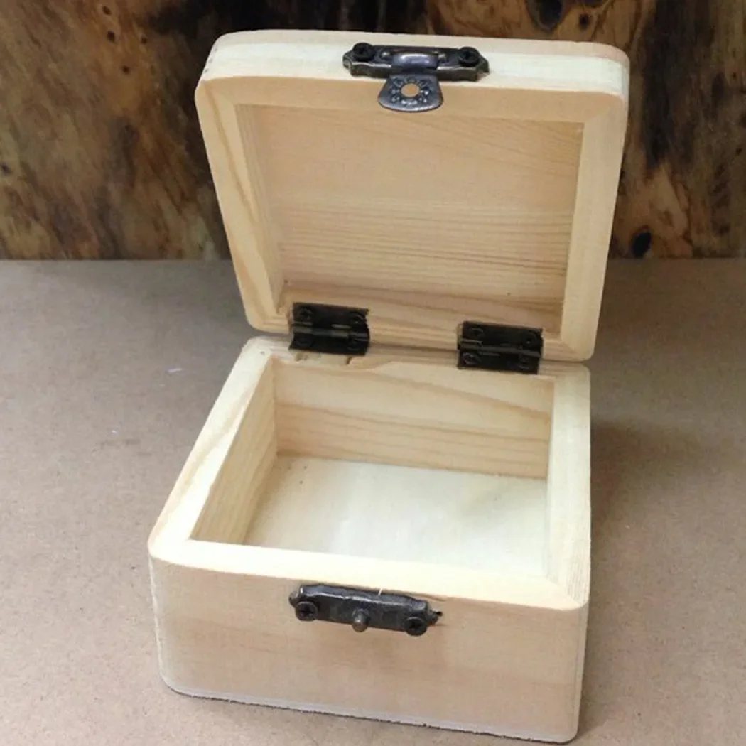 Wooden Storage Box Hinged Jewellery Craft Storage Box Plain Wood With Lid Multifunction Craft Gift Boxes Storage Decoration
Wooden Storage Box Hinged Jewellery Craft Storage Box Plain Wood With Lid Multifunction Craft Gift Boxes Storage Decoration