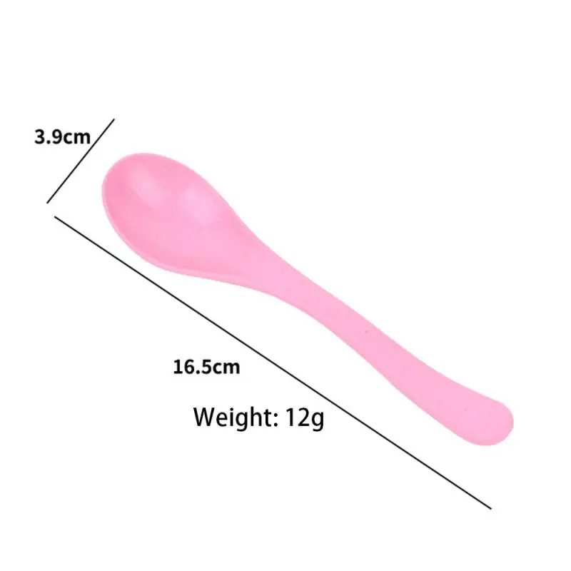 Wheat Straw 12g Spoon Child Durable Childrens Spoon Spoon Rests And Pot Clamps Baby Food Supplement Spoon Mini 16.5*3.9cm
Wheat Straw 12g Spoon Child Durable Childrens Spoon Spoon Rests And Pot Clamps Baby Food Supplement Spoon Mini 16.5*3.9cm