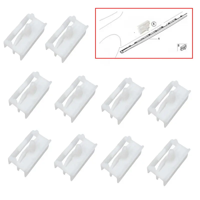 20Pcs Moulding Clip Auto Car For BMW E36 E46 E90 Green+White Grommets PA6 Rocker Panel Side Sill Parts Replacement
20Pcs Moulding Clip Auto Car For BMW E36 E46 E90 Green+White Grommets PA6 Rocker Panel Side Sill Parts Replacement
