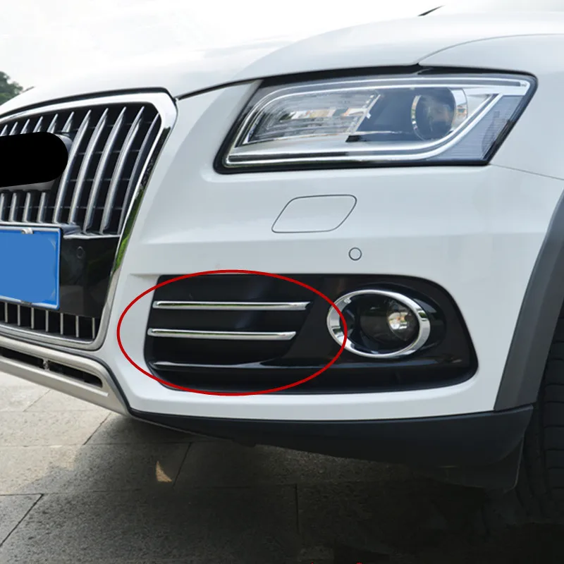CNORICARC Chrome Front Fog Lamp Decorative Light Bar For Audi Q5 2013-2016 Exterior Accessories Car Cover Trim Strip Sequin
CNORICARC Chrome Front Fog Lamp Decorative Light Bar For Audi Q5 2013-2016 Exterior Accessories Car Cover Trim Strip Sequin
