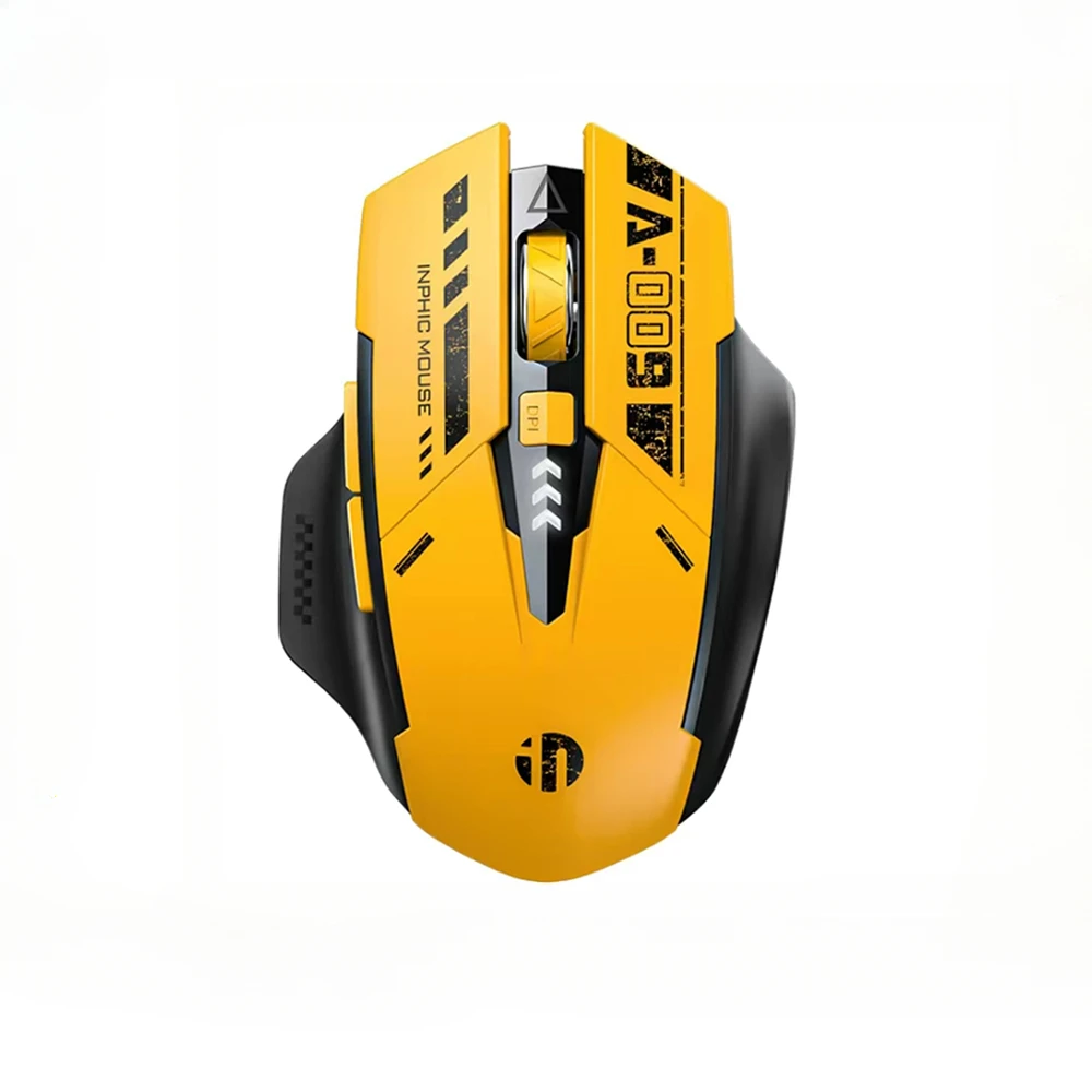 Inphic A9 Wireless Bluetooth Mouse Tri-mode 2.4G Rechargeable Ergonomics 2400dpi Silent Mute Office E-sports Gaming Mouse Pc Mac
Inphic A9 Wireless Bluetooth Mouse Tri-mode 2.4G Rechargeable Ergonomics 2400dpi Silent Mute Office E-sports Gaming Mouse Pc Mac