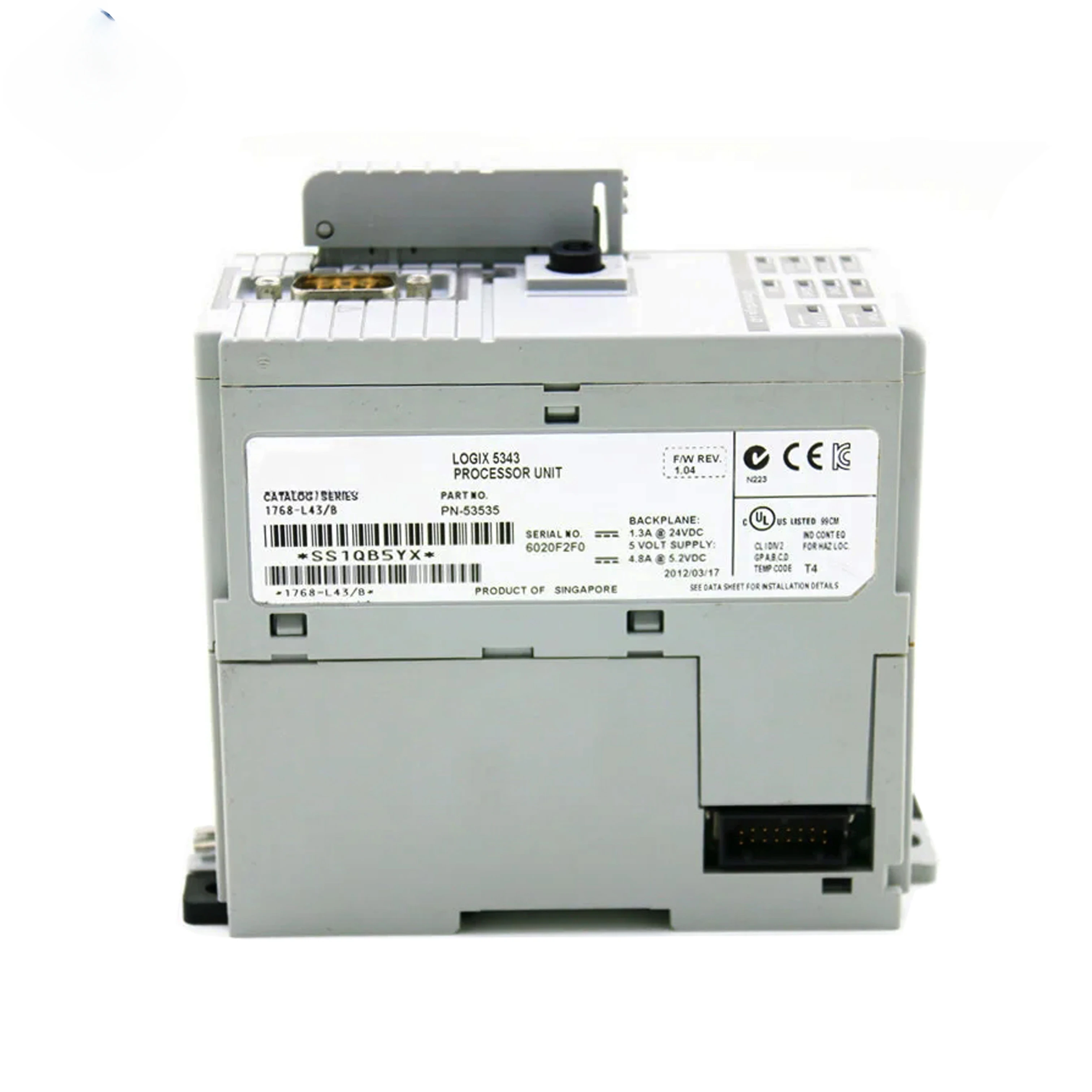 Новый оригинальный модуль PLC 1768-L43 1768l43, со склада
Новый оригинальный модуль PLC 1768-L43 1768l43, со склада