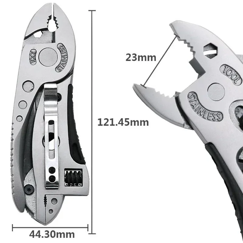 Multifunctional 9 In 1 Keychain Plier Screwdriver Pocket Tools Outdoor Camping Multi-purpose Pliers and Wrench
Multifunctional 9 In 1 Keychain Plier Screwdriver Pocket Tools Outdoor Camping Multi-purpose Pliers and Wrench
