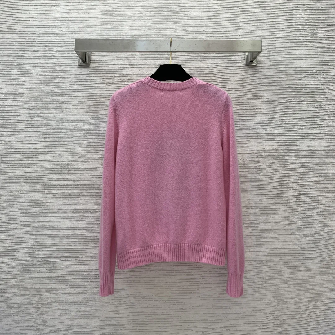 2023 Autumn Women's New High end Boutique 100% Cashmere Fabric Round Neck Pullover Long Sleeve Knitted Sweater Top
2023 Autumn Women's New High end Boutique 100% Cashmere Fabric Round Neck Pullover Long Sleeve Knitted Sweater Top