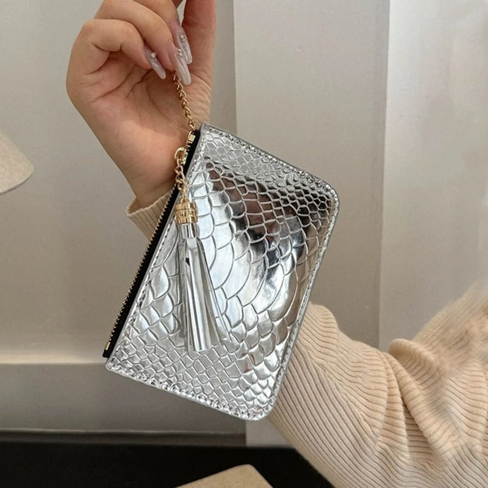 Pocket Purse Men Short Wallet Tassel pendant Coin Pouch Printing Coin Purse Card Bag Zipper Coin Pocket Crocodile Print Wallets
Pocket Purse Men Short Wallet Tassel pendant Coin Pouch Printing Coin Purse Card Bag Zipper Coin Pocket Crocodile Print Wallets