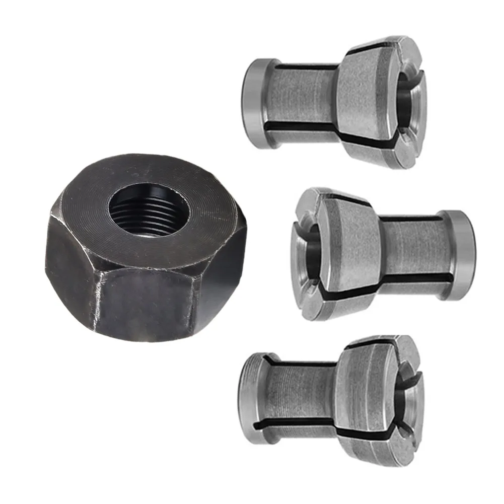 3pcs Set Collets 6.35mm 8mm 6mm Collet Chuck Engraving Trimming Machine Electric Router Milling Cutter Accessories
3pcs Set Collets 6.35mm 8mm 6mm Collet Chuck Engraving Trimming Machine Electric Router Milling Cutter Accessories