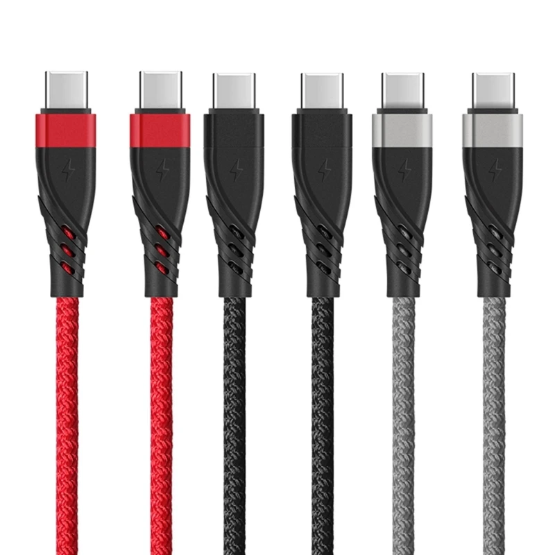 

1m USB C To Type C Extended Link Cable 60W Fast Charging Cable Data Transfer Cord for Phone Tablet Laptop