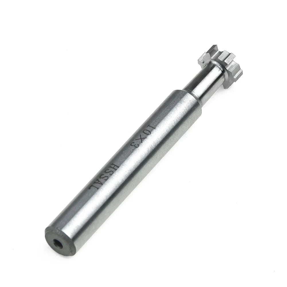 10mm Cutting Diameter 3mm Slot 6 Flute HSS T Shaped Slot Cutter Shank End Mill Cutter For Milling Steel Aluminum Copper Iron
10mm Cutting Diameter 3mm Slot 6 Flute HSS T Shaped Slot Cutter Shank End Mill Cutter For Milling Steel Aluminum Copper Iron