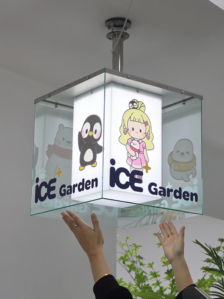 Customized acrylic rotating light box billboard wall-mounted light sign creative luminous door sign
Customized acrylic rotating light box billboard wall-mounted light sign creative luminous door sign