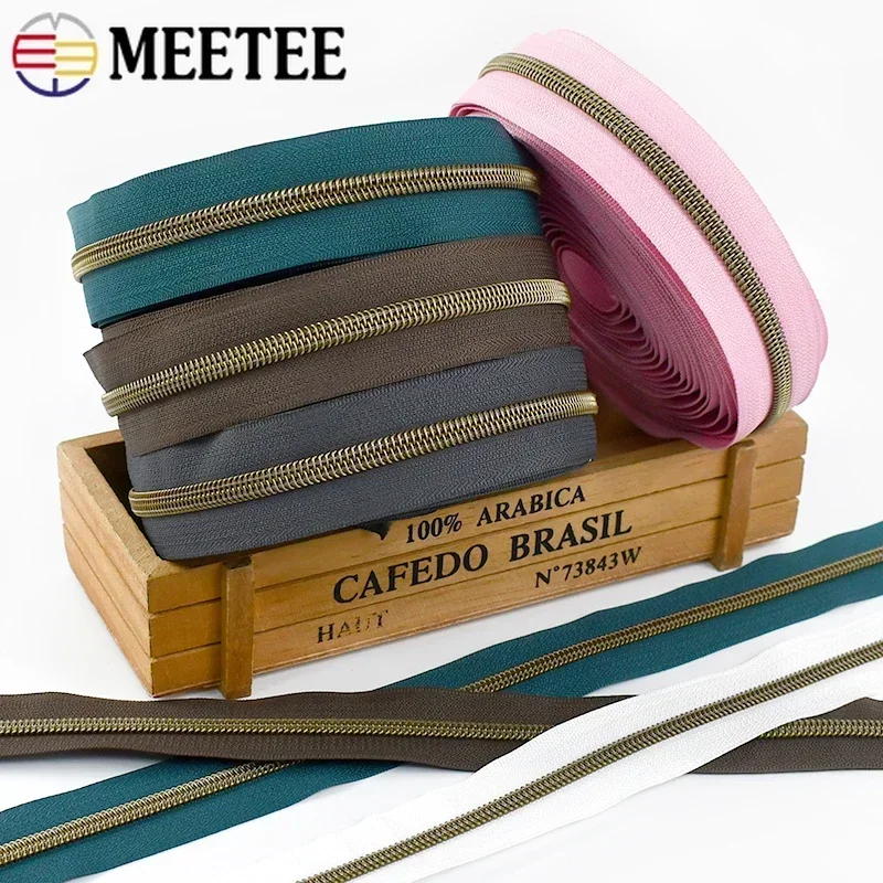 1-10M Meetee 5# Nylon Zipper Tape Per Meter Jacket Luggage Decor Zippers Bag Clothes Closure Zip Repair DIY Sewing Accessories
1-10M Meetee 5# Nylon Zipper Tape Per Meter Jacket Luggage Decor Zippers Bag Clothes Closure Zip Repair DIY Sewing Accessories