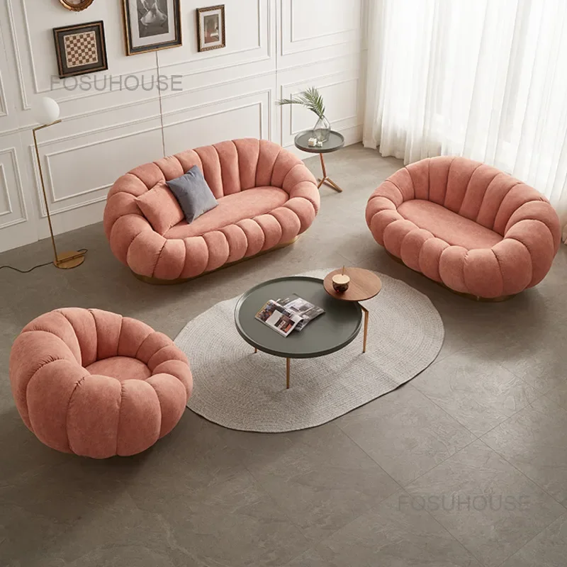 Lazy Single Sofa Light Luxury Living Room Sofas Small Family Balcony Modern Lounge Sofa European Design Muebles Hogar Furniture 
Lazy Single Sofa Light Luxury Living Room Sofas Small Family Balcony Modern Lounge Sofa European Design Muebles Hogar Furniture