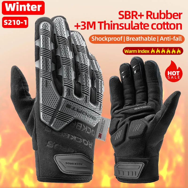 ROCKBROS Cycling Gloves Autumn Winter Windproof SBR Touch Screen Bike Gloves MTB Breathable Full Finger Shockproof Sport Gloves
ROCKBROS Cycling Gloves Autumn Winter Windproof SBR Touch Screen Bike Gloves MTB Breathable Full Finger Shockproof Sport Gloves