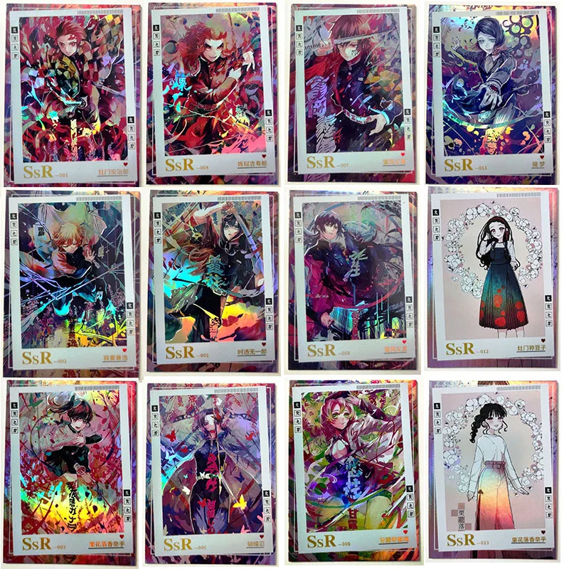Anime Demon Slayer Ssr Card Kamado Tanjirou Agatsuma Zenitsu Tsuyuri Kanao Kochou Shinobu Rare Cards Children's Toys Boys' Gifts
Anime Demon Slayer Ssr Card Kamado Tanjirou Agatsuma Zenitsu Tsuyuri Kanao Kochou Shinobu Rare Cards Children's Toys Boys' Gifts