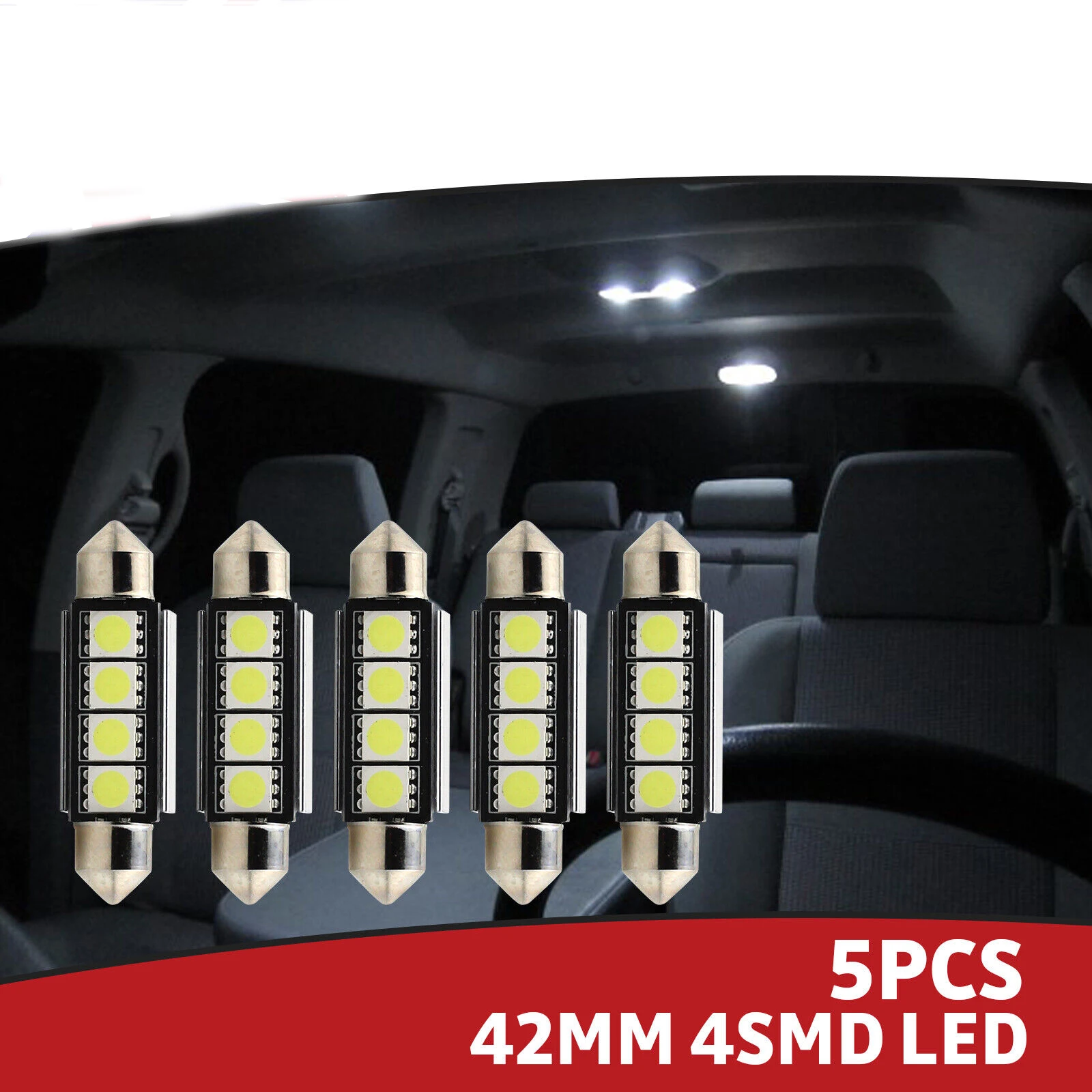 5X для Ford Transit MK7 MK8, купол салона, фотоэлемент, белая лампочка C5W 
5X для Ford Transit MK7 MK8, купол салона, фотоэлемент, белая лампочка C5W