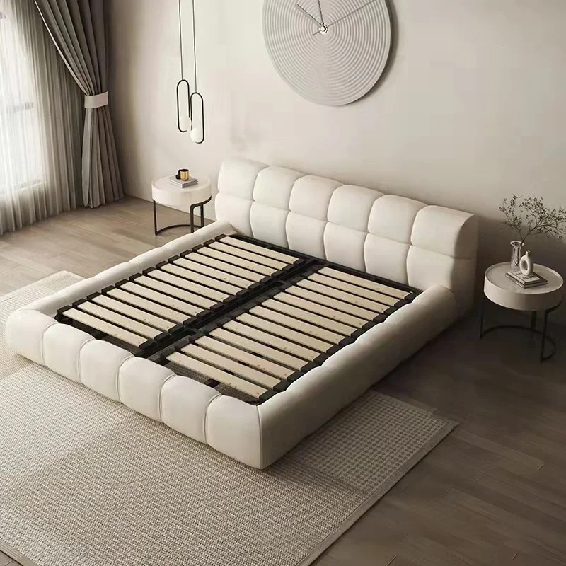 Hot Nordic Cloud Beds Frame Tufted Double White Bed New Design Fabric Platform Wooden Queen Size Bedroom Modern Bed
Hot Nordic Cloud Beds Frame Tufted Double White Bed New Design Fabric Platform Wooden Queen Size Bedroom Modern Bed