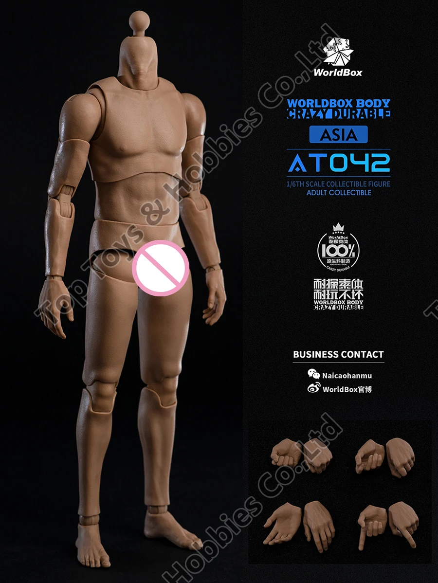 In stock Worldbox AT042 1/6 Asian Male Flexible Joint Body Durable Soldier Narrow Shoulder Action Figure Body Doll Model
In stock Worldbox AT042 1/6 Asian Male Flexible Joint Body Durable Soldier Narrow Shoulder Action Figure Body Doll Model