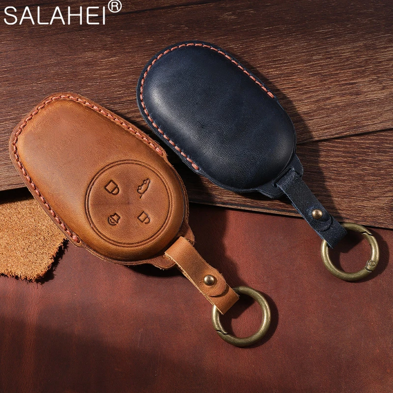Mad Horse Skin Car Smart Key Case Full Cover Protection Shell Holder For NIO ES6 2019 ES8 2018 Keyless Auto Accessories Keychain
Mad Horse Skin Car Smart Key Case Full Cover Protection Shell Holder For NIO ES6 2019 ES8 2018 Keyless Auto Accessories Keychain