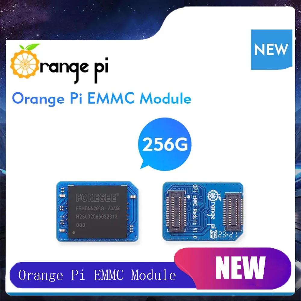 Модуль EMMC Orange Pi 5 Plus 256 ГБ для платы OPI 5 Plus с быстрой скоростью чтения и записи
Модуль EMMC Orange Pi 5 Plus 256 ГБ для платы OPI 5 Plus с быстрой скоростью чтения и записи