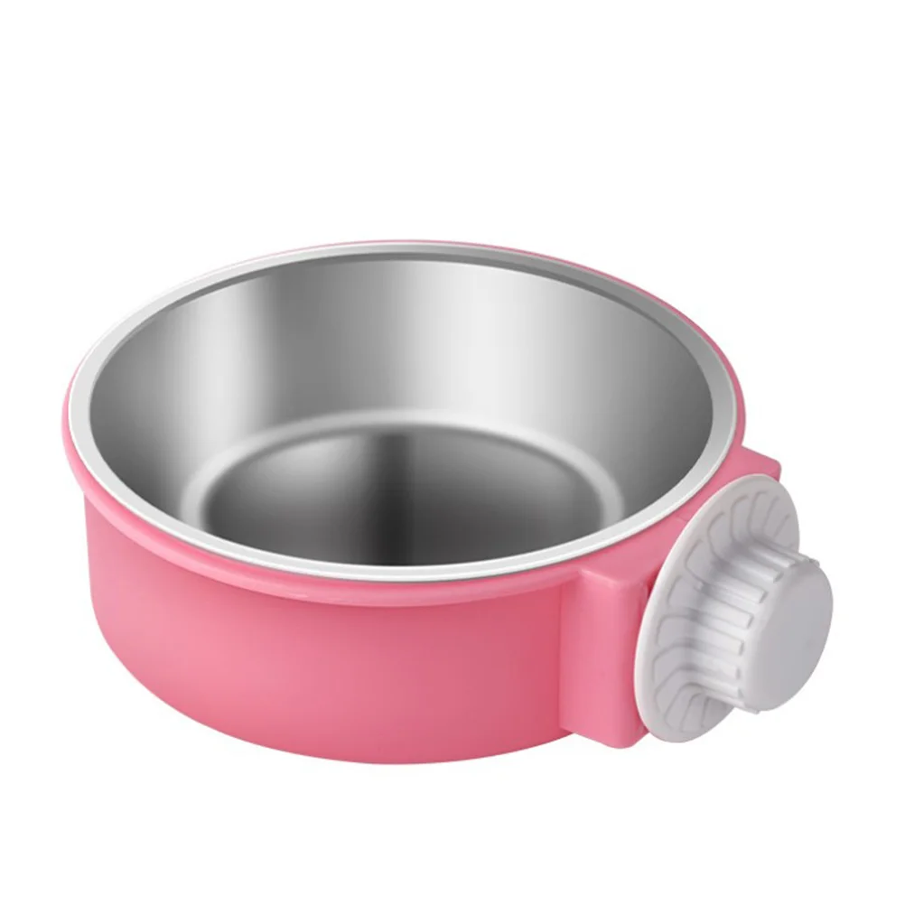 2 in 1 Stainless Steel Pet Hanging Cage Dog Bowl Small Animal Food & Water Bowl (Pink)
2 in 1 Stainless Steel Pet Hanging Cage Dog Bowl Small Animal Food & Water Bowl (Pink)