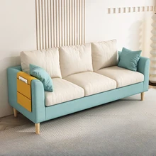 Loveseat Cloud Bed Sofa Modern Floor Exterior Lazy Chair Mini Small Nordic Sofa Accent Curved Divano Letto Hotel FurnitureYR50LB