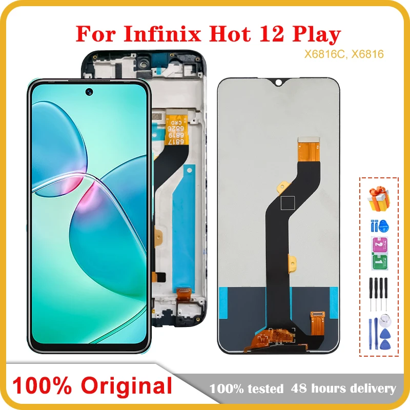 Original LCD For Infinix Hot Play X LCD Display Screen