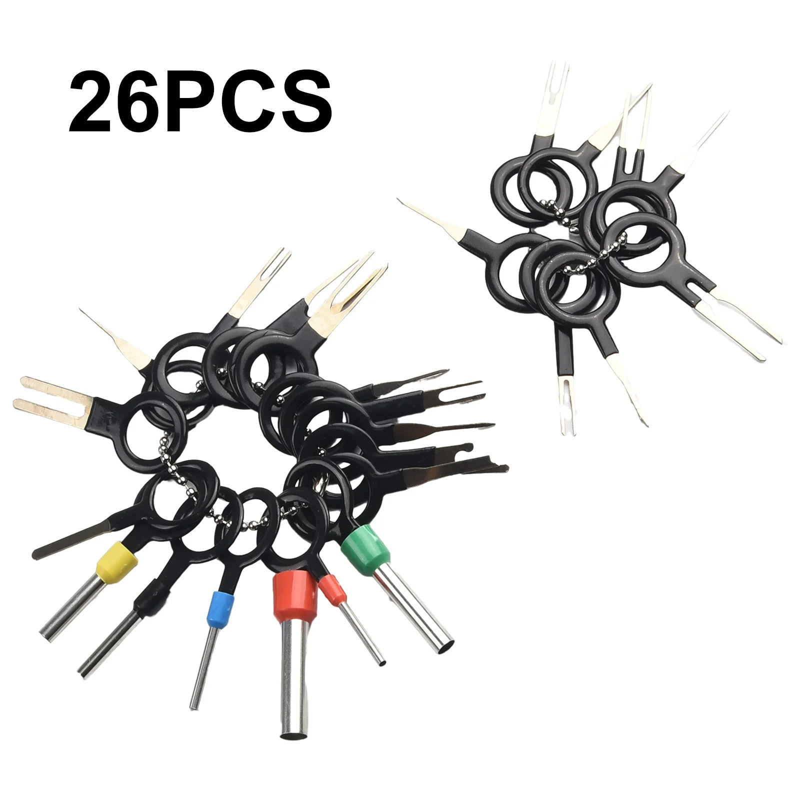 26Pcs Automotive Wire Terminal Removal Tool Car Wiring Crimp Connector Pin Kit Car Sound Maintenance Navigation Tail Wire Harne
26Pcs Automotive Wire Terminal Removal Tool Car Wiring Crimp Connector Pin Kit Car Sound Maintenance Navigation Tail Wire Harne