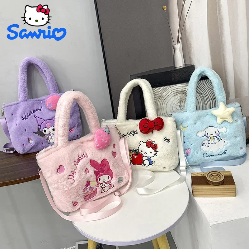 Мультяшная плюшевая сумка через плечо Sanrio Kuromi My Melody, детская скошенная сумка, сумочка в стиле коричного цвета Hello Kitty, маленькая сумка на плеч...
Мультяшная плюшевая сумка через плечо Sanrio Kuromi My Melody, детская скошенная сумка, сумочка в стиле коричного цвета Hello Kitty, маленькая сумка на плеч...