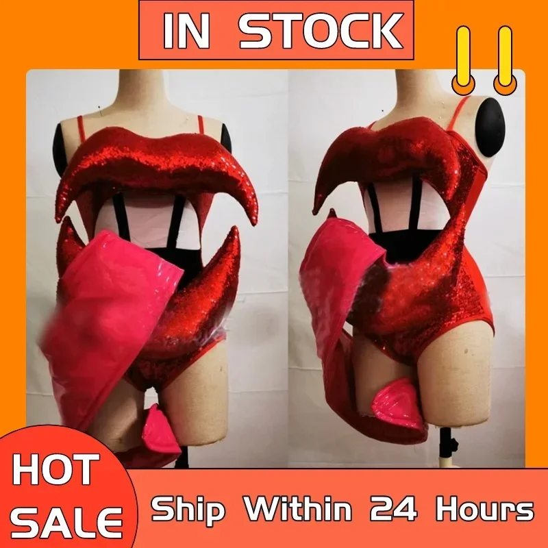 Женская танцевальная одежда Gogo, боди с блестками красного цвета, женский наряд для вечеринки, одежда для бара, ночного клуба, диджея, танцевальные костюмы для выступлений на сцене
Женская танцевальная одежда Gogo, боди с блестками красного цвета, женский наряд для вечеринки, одежда для бара, ночного клуба, диджея, танцевальные костюмы для выступлений на сцене