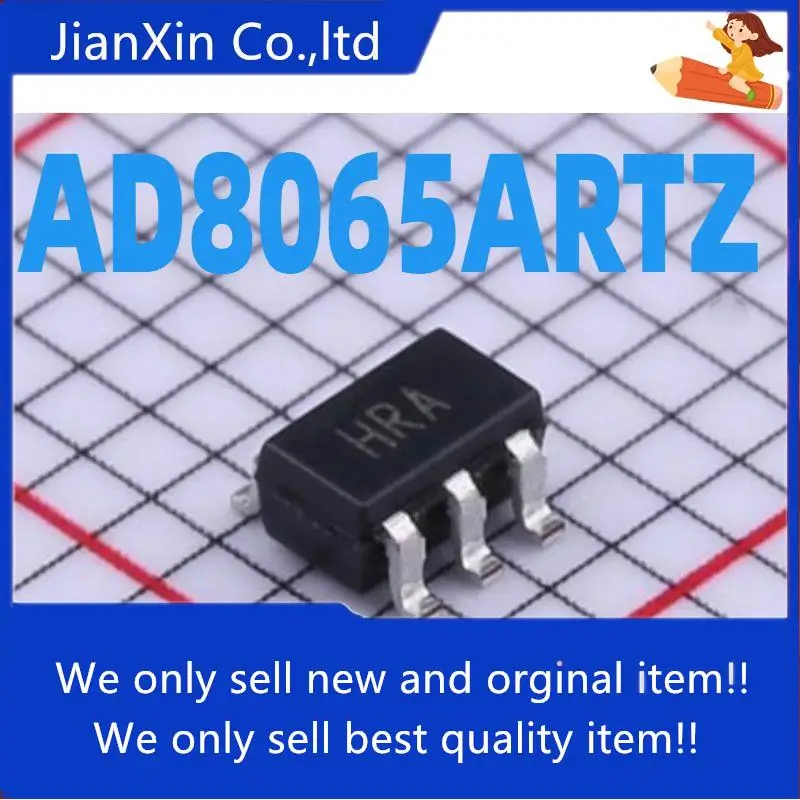 5 шт. 100% оригинальный новый AD8065ARTZ AD8065 Silkscreen HRA Буфер/Op Amp SOT-23-5
5 шт. 100% оригинальный новый AD8065ARTZ AD8065 Silkscreen HRA Буфер/Op Amp SOT-23-5